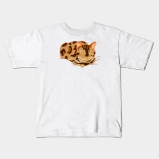 Loaf of Cat - Bengal Kids T-Shirt